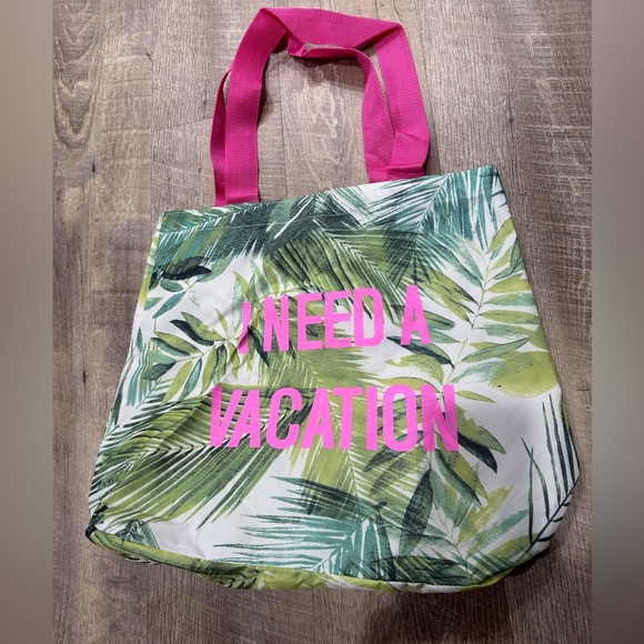 I Need A Vacation Tote - Picture 1 of 2